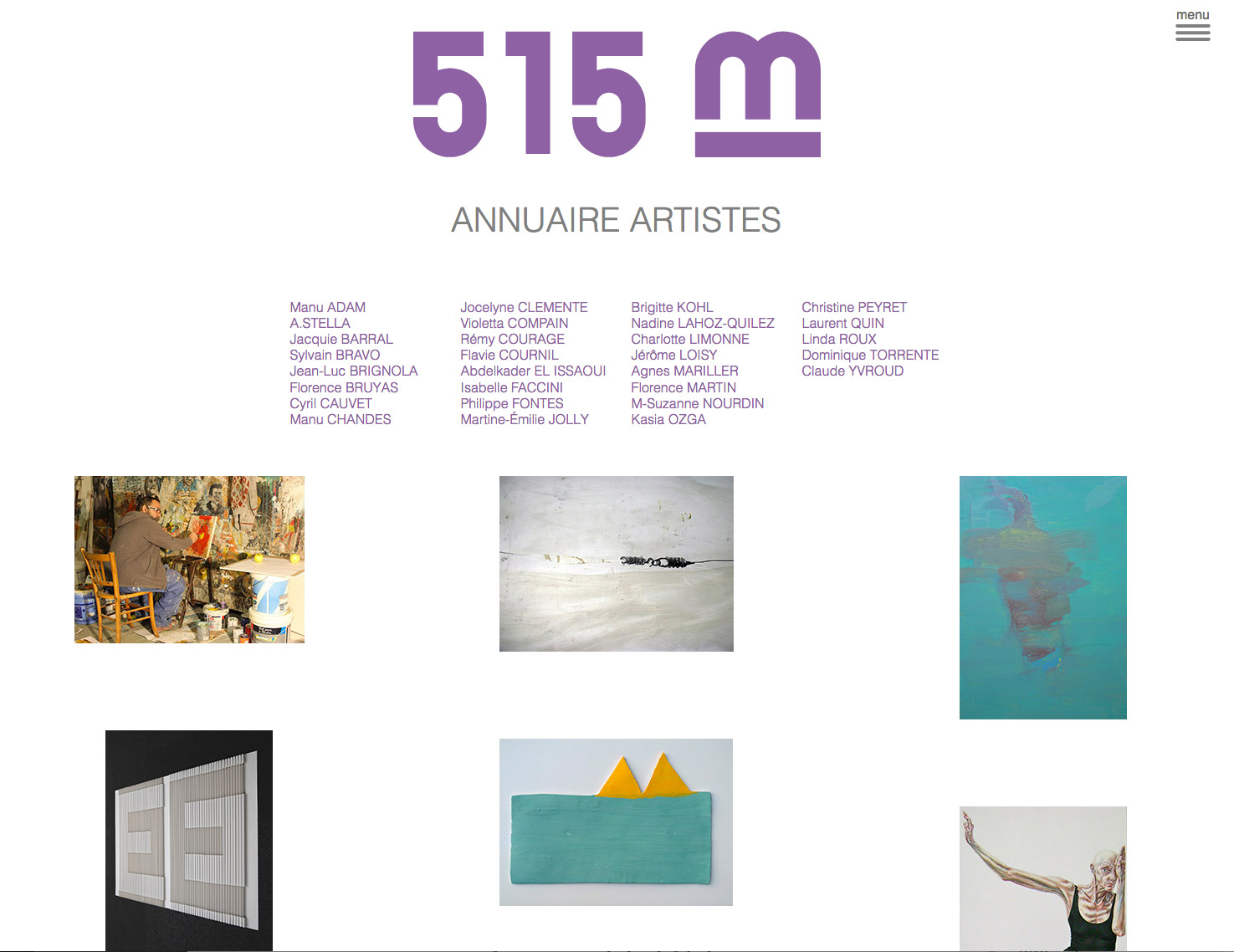 515m.fr liste d'artistes